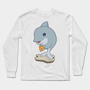 Dolphin Pizza Long Sleeve T-Shirt